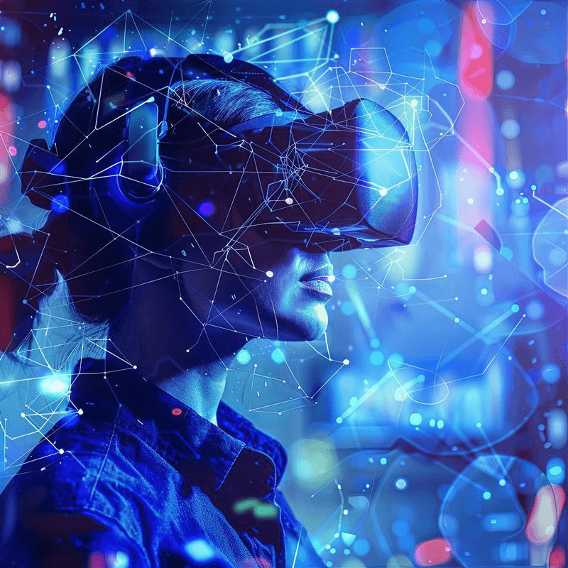 DLUX AI & Martech Innovation Center – Immersive AI and Digital Innovation DLUX AI & Martech Innovation Center showcasing immersive technologies like virtual reality and augmented reality for enterprise digital transformation and AI-driven experiences